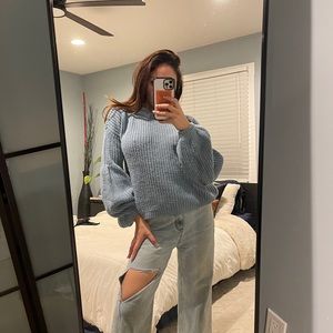 American Eagle Light by Blue Chuncky Sweater